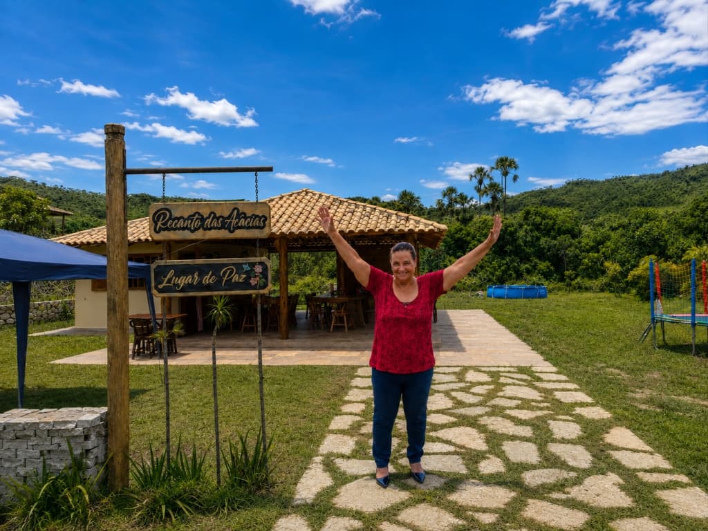 Acácia Alves — homenagem e inspiração do Recanto